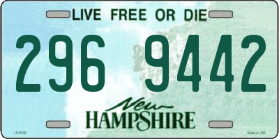 NH license plate 2969442