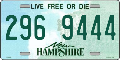NH license plate 2969444