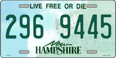 NH license plate 2969445