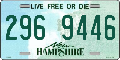 NH license plate 2969446