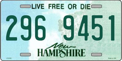 NH license plate 2969451