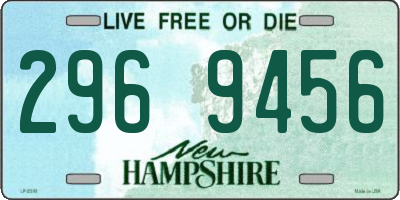 NH license plate 2969456
