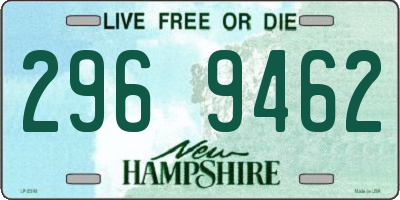 NH license plate 2969462