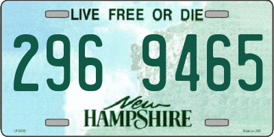 NH license plate 2969465