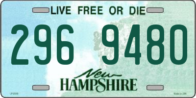 NH license plate 2969480