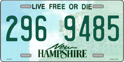 NH license plate 2969485