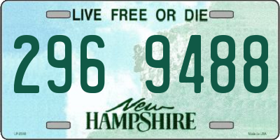 NH license plate 2969488
