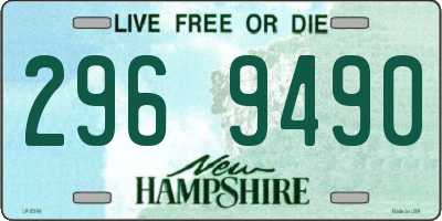NH license plate 2969490
