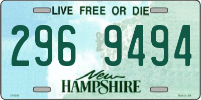 NH license plate 2969494
