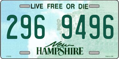 NH license plate 2969496