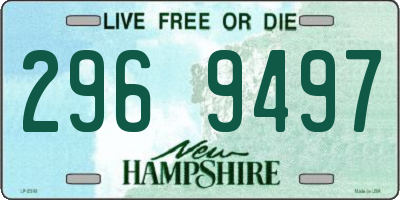 NH license plate 2969497