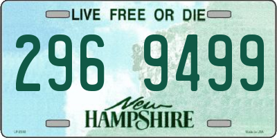 NH license plate 2969499