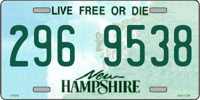 NH license plate 2969538