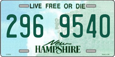NH license plate 2969540