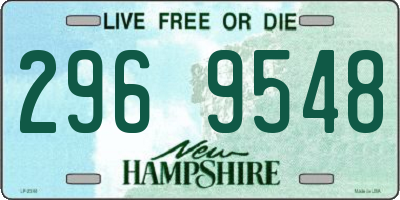 NH license plate 2969548