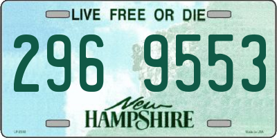 NH license plate 2969553