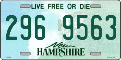 NH license plate 2969563