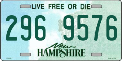 NH license plate 2969576