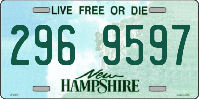 NH license plate 2969597