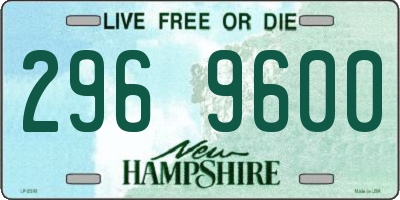 NH license plate 2969600