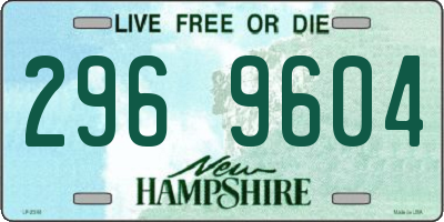 NH license plate 2969604