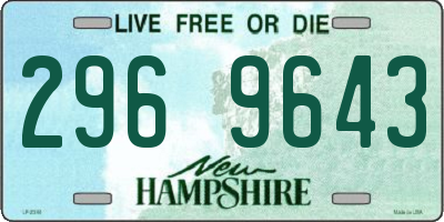 NH license plate 2969643