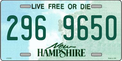 NH license plate 2969650