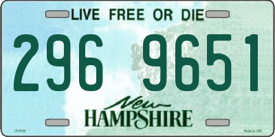 NH license plate 2969651