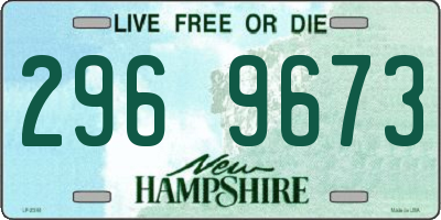 NH license plate 2969673