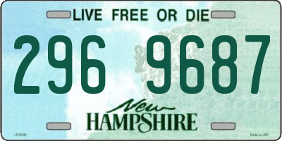 NH license plate 2969687