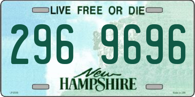 NH license plate 2969696