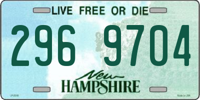 NH license plate 2969704
