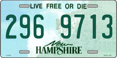 NH license plate 2969713