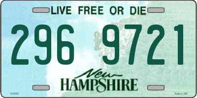 NH license plate 2969721