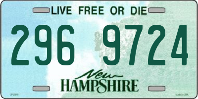 NH license plate 2969724