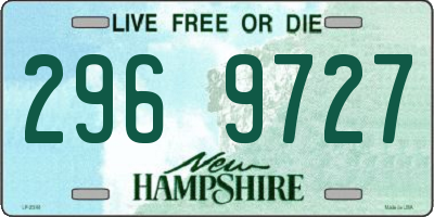 NH license plate 2969727