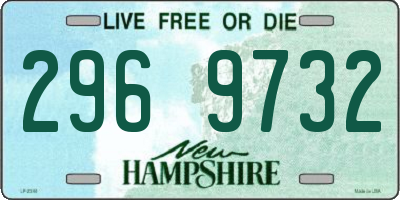 NH license plate 2969732