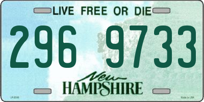 NH license plate 2969733