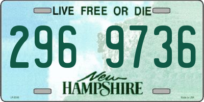 NH license plate 2969736