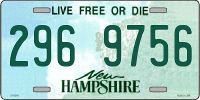 NH license plate 2969756