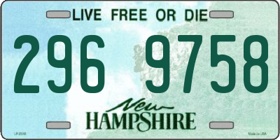 NH license plate 2969758