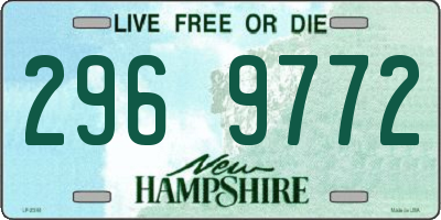 NH license plate 2969772