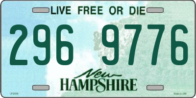 NH license plate 2969776