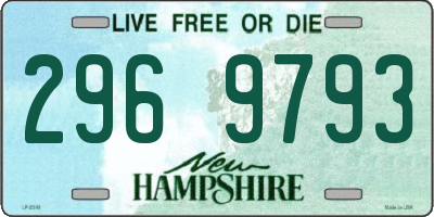 NH license plate 2969793