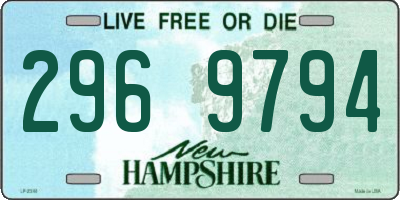 NH license plate 2969794