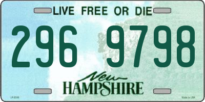NH license plate 2969798