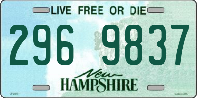 NH license plate 2969837