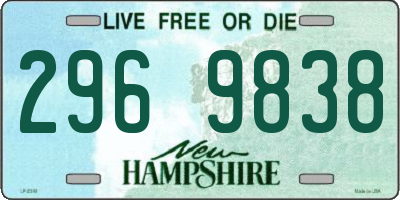 NH license plate 2969838