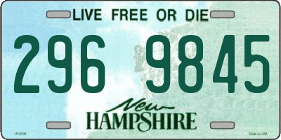 NH license plate 2969845