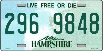NH license plate 2969848